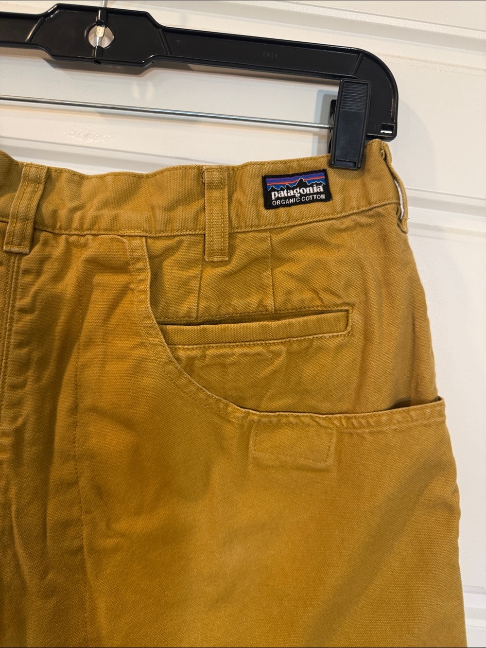 Patagonia Men's vintage Stand up shorts - mustard size 33 - Picture 4 of 8